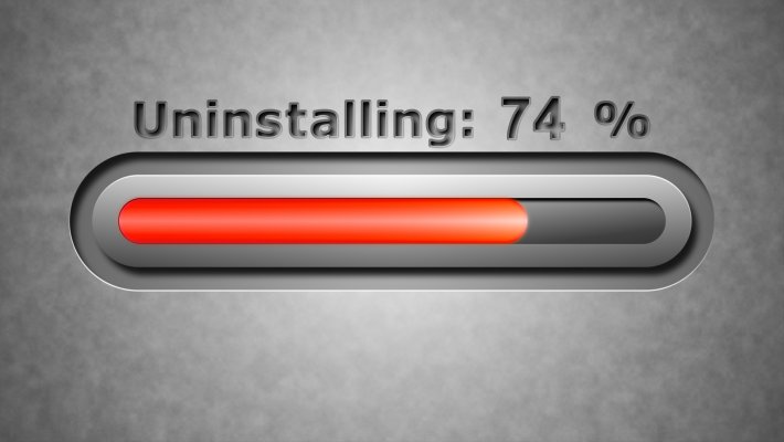 restoro system optimizers uninstall bar 74%